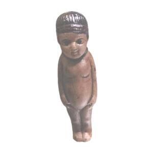 African Color Porcelain Antique Figure Doll House Miniature Mini VTG